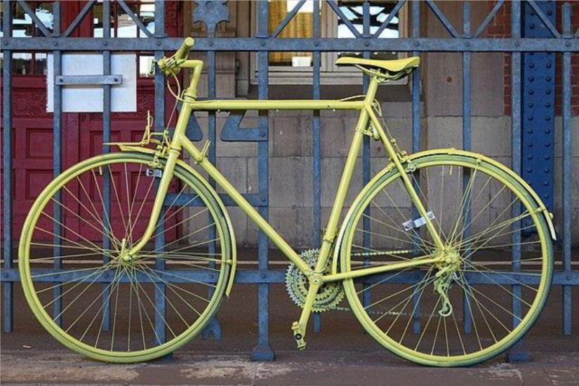 vélo en gare de Colmar